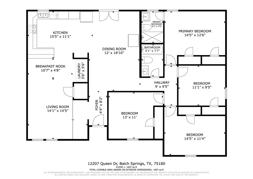 12207 Queen Drive Balch Springs TX 75180