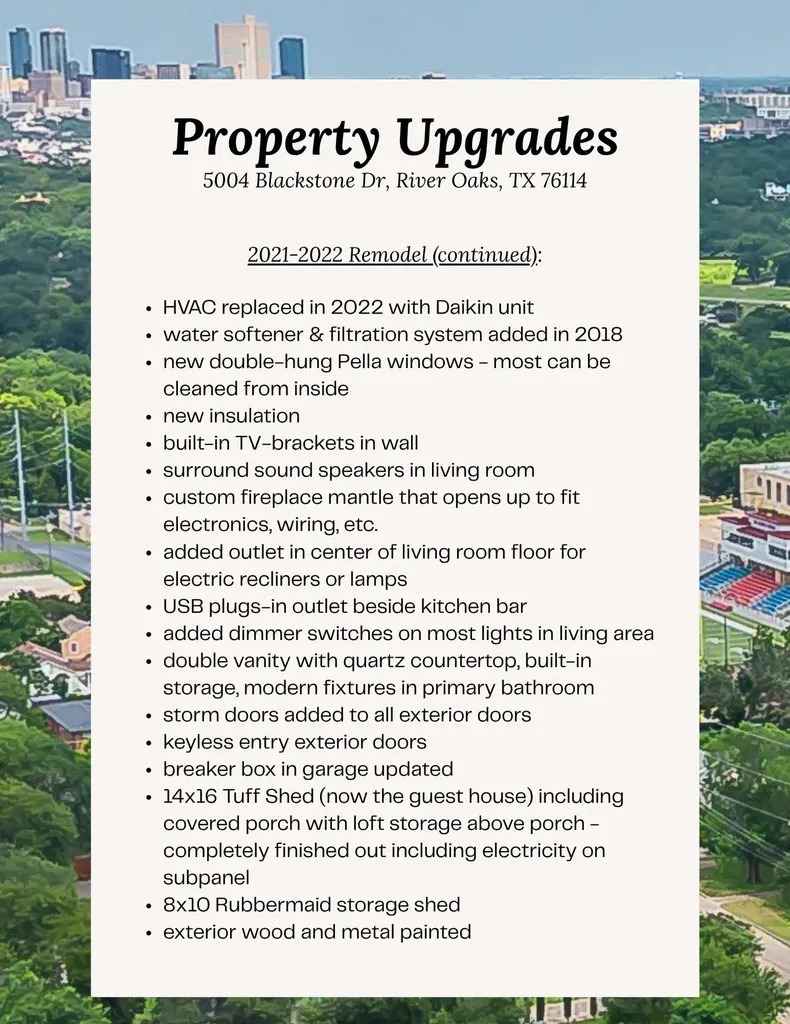 5004 Blackstone Drive River Oaks TX 76114