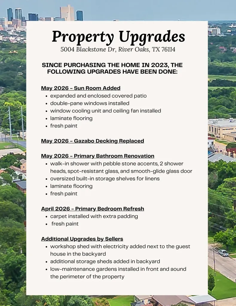 5004 Blackstone Drive River Oaks TX 76114