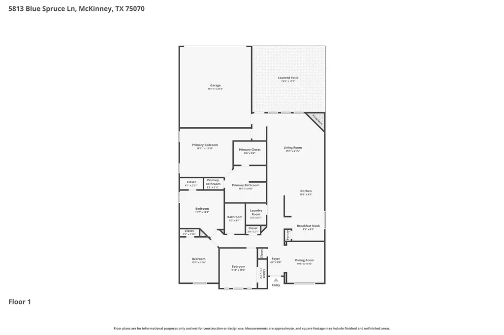 5813 Blue Spruce Lane Mckinney TX 75070
