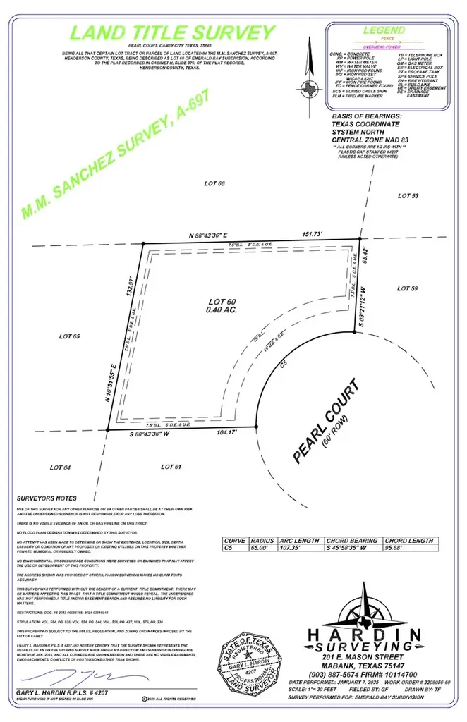 0 Pearl Court Caney City TX 75148