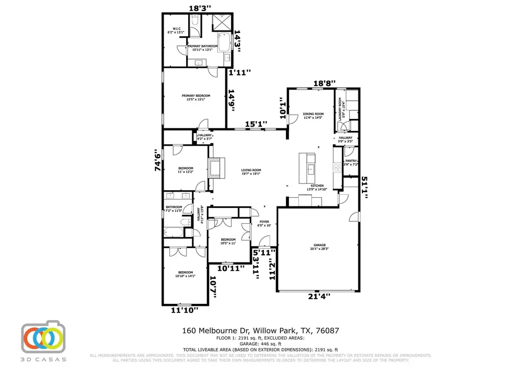 160 Melbourne Drive Willow Park TX 76087