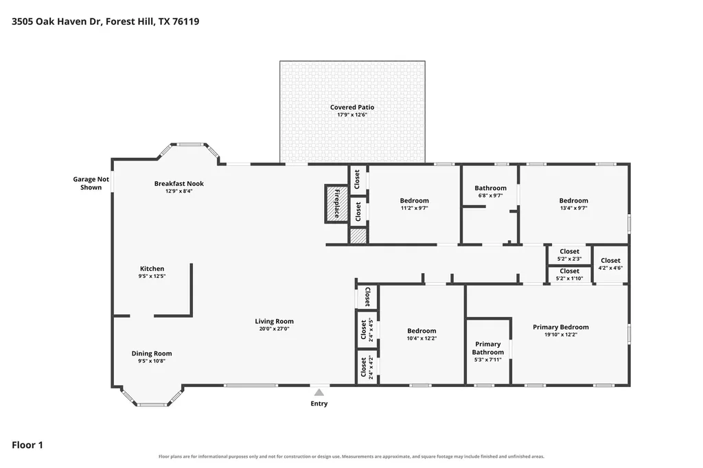 3505 Oak Haven Drive Forest Hill TX 76119