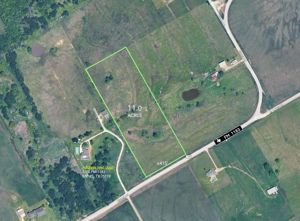 Tbd 11 Acres Fm 1183 Alma TX 75119