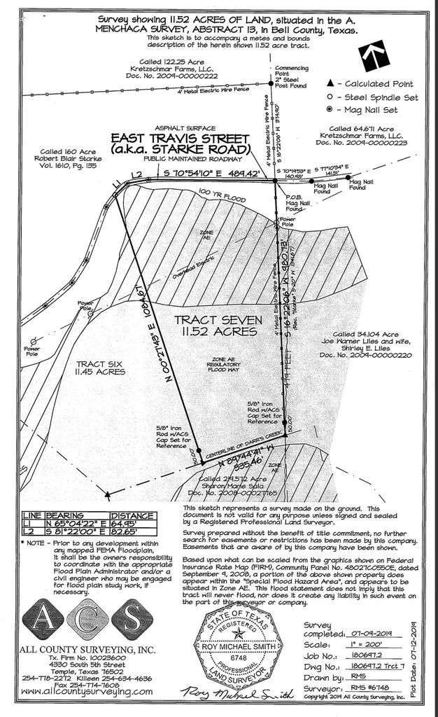 Tbd Tract #1 & #7 E Travis Holland TX 76534