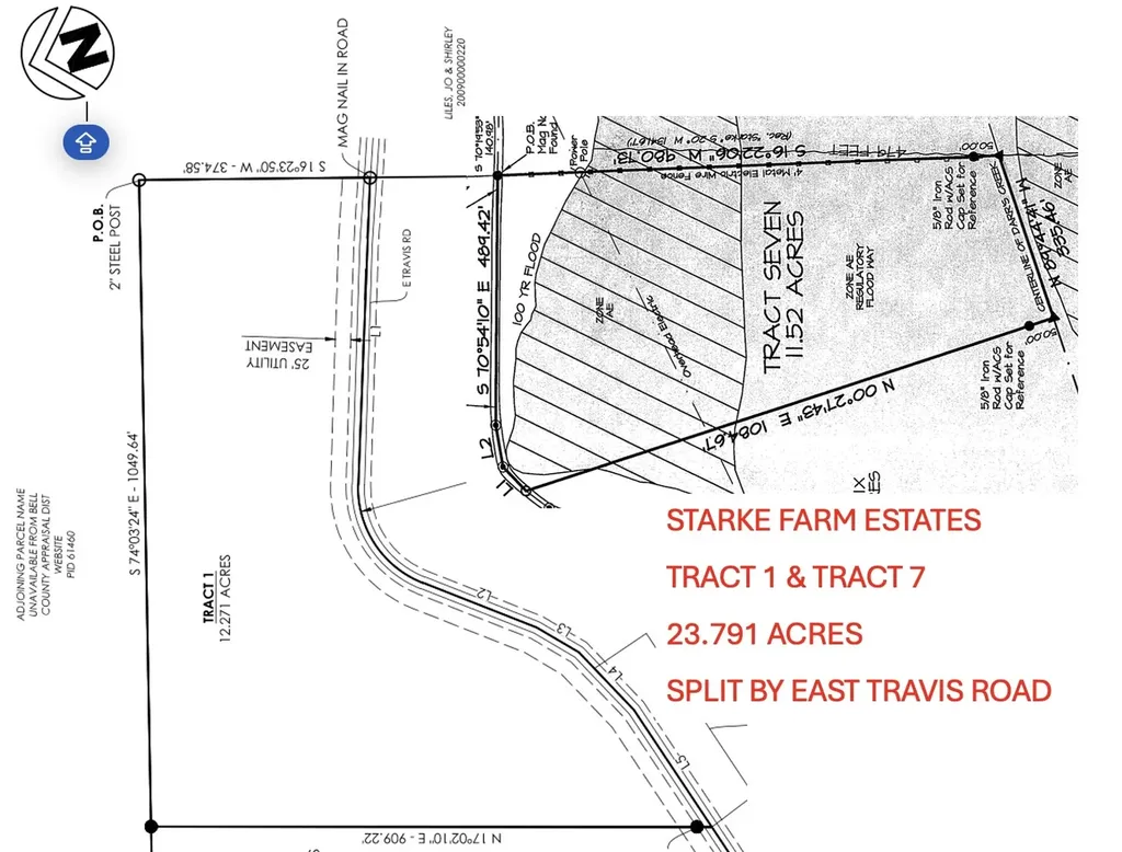 Tbd Tract #1 & #7 E Travis Holland TX 76534