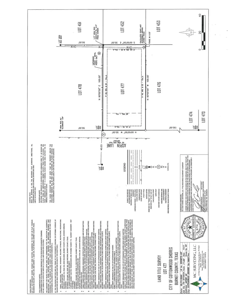 Lot 477 Aspen Cottonwood Shores TX 78657