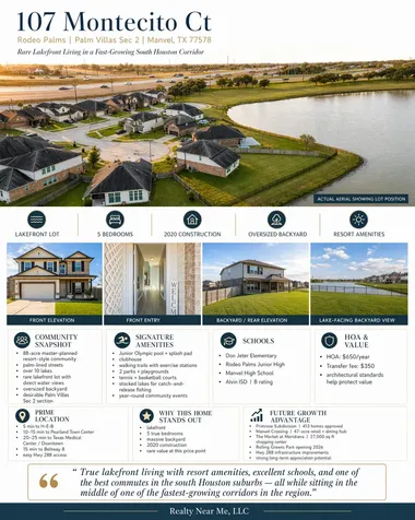 107 Montecito Court Manvel TX 77578