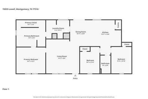 15835 Lowell Montgomery TX 77316