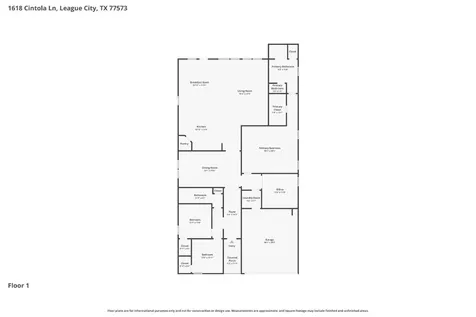 1618 Cintola Lane League City TX 77573