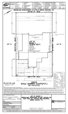 22015 Shale Barren Court Cypress TX 77433