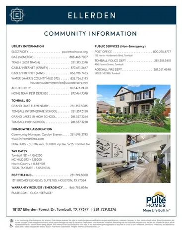 18307 Calabria Harbor Trail Tomball TX 77377