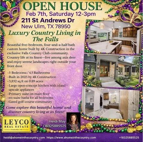 211 St Andrews Drive New Ulm TX 78950