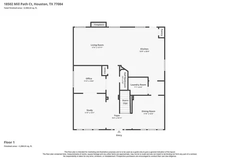 18502 Mill Path Court Houston TX 77084