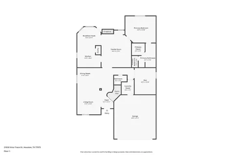 21010 Vista Trace Drive Houston TX 77073