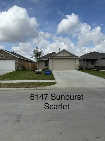 6147 Sunburst Scarlet Street Katy TX 77493