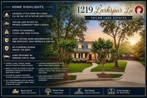1219 Larkspur Lane Seabrook TX 77586