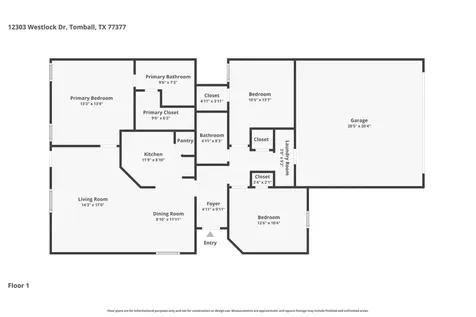 12303 Westlock Drive Tomball TX 77377