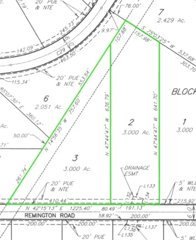 Lot 2&3 Remington Road Huntsville TX 77340