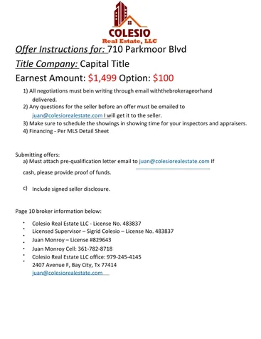 710 Parkmoor Boulevard Edna TX 77957