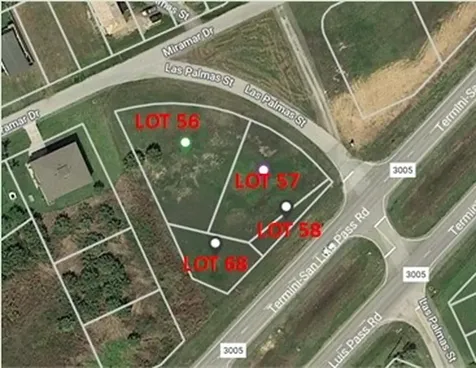 Lots 56-58,68 Las Palmas Galveston TX 77554