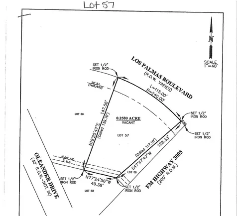 Lots 56-58,68 Las Palmas Galveston TX 77554