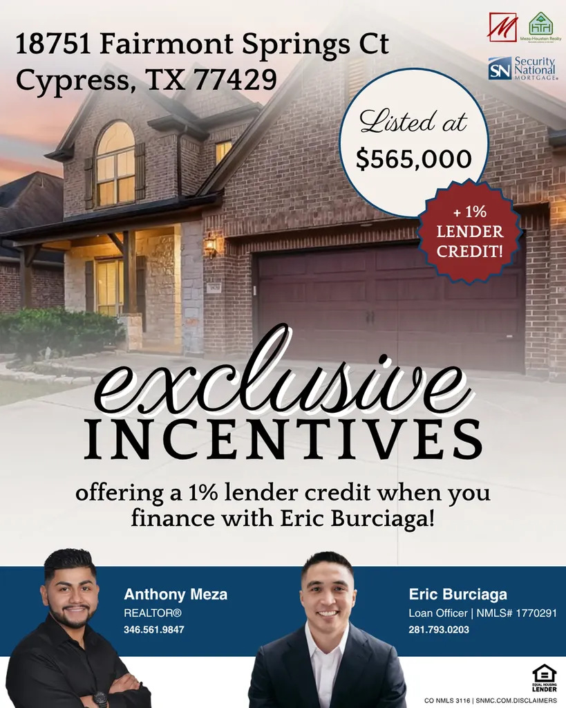18751 Fairmont Springs Court Cypress TX 77429