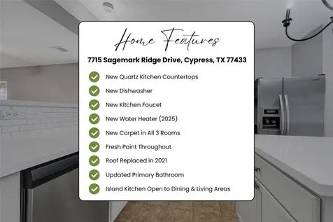 7715 Sagemark Ridge Drive Cypress TX 77433