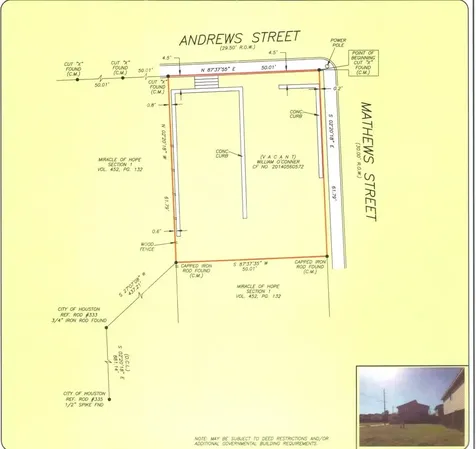 1301 & 1303, 0 Andrews,mathews Street Houston TX 77019