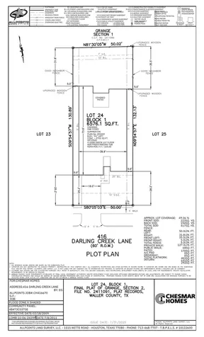 416 Darling Creek Lane Katy TX 77493
