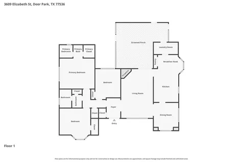 3609 Elizabeth Street Deer Park TX 77536