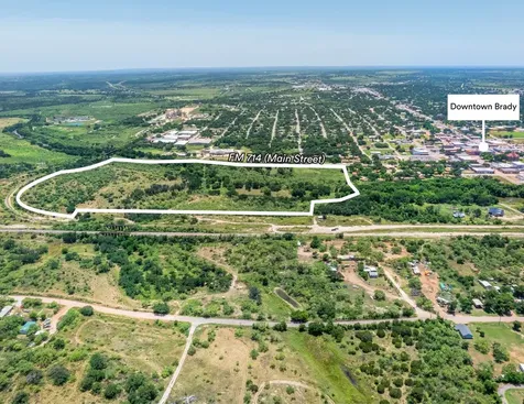 49.57 Ac Main Street Brady TX 78625