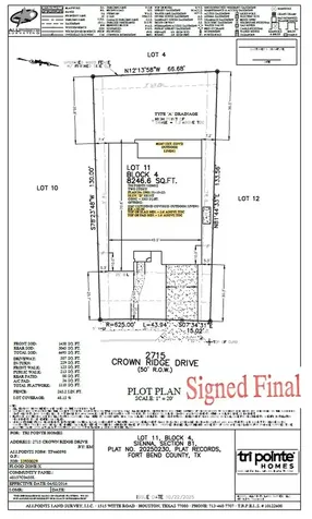 2715 Crown Ridge Drive Missouri City TX 77459