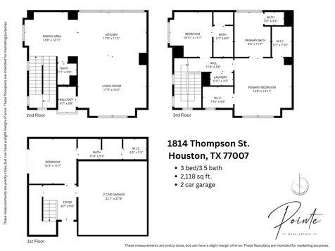 1814 Thompson Street Houston TX 77007