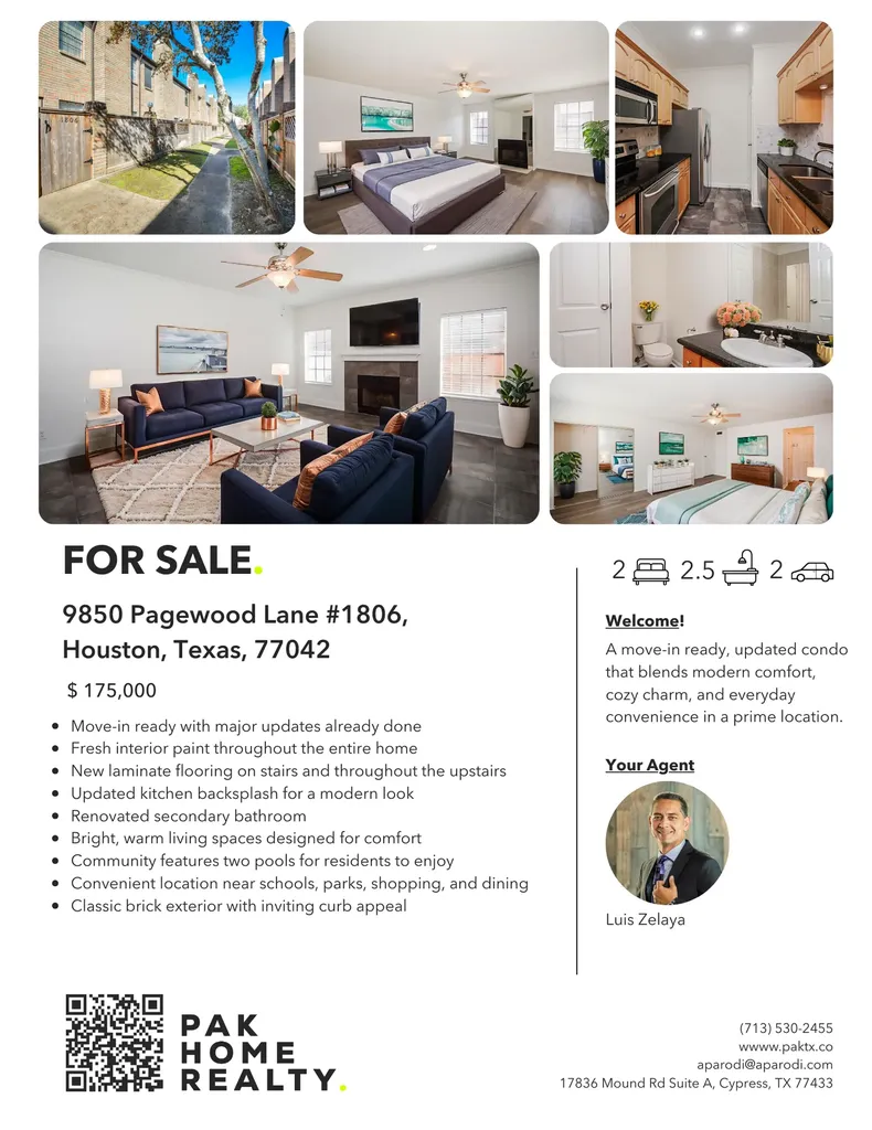 9850 Pagewood Lane 1806 Houston TX 77042