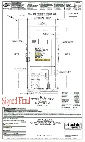 2614 Crown Ridge Drive Missouri City TX 77459