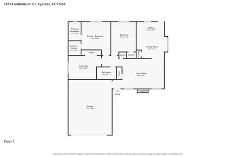 18714 Andalusian Drive Cypress TX 77433