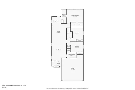 20515 Fairworth Place Lane Cypress TX 77433