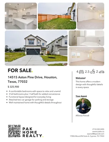 14515 Aston Pine Drive Houston TX 77032