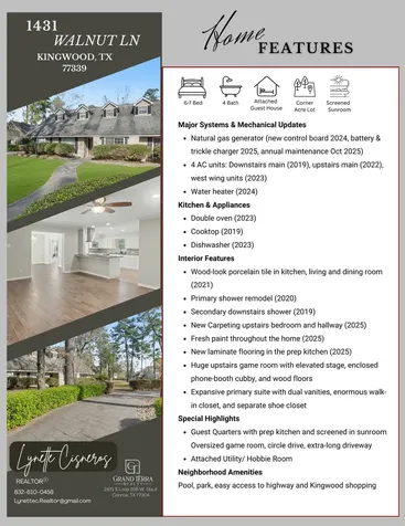 1431 Walnut Lane Houston TX 77339