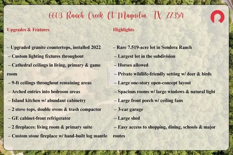 6603 Ranch Creek Court Magnolia TX 77354