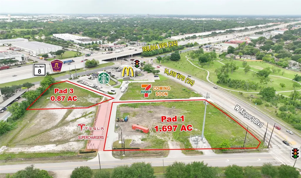 Pad 1 W Airport Boulevard Houston TX 77071