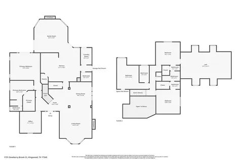 1731 Dewberry Brook Court Houston TX 77345