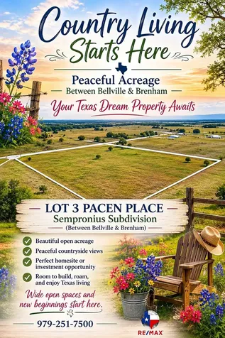 Lot 3 Pacen Place Chappell Hill TX 77426