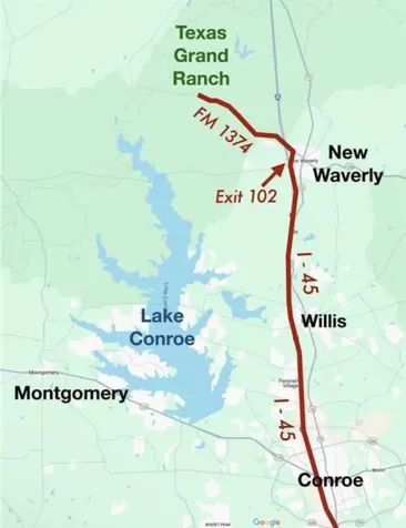 5-24-9 Rim Rock Road Huntsville TX 77340
