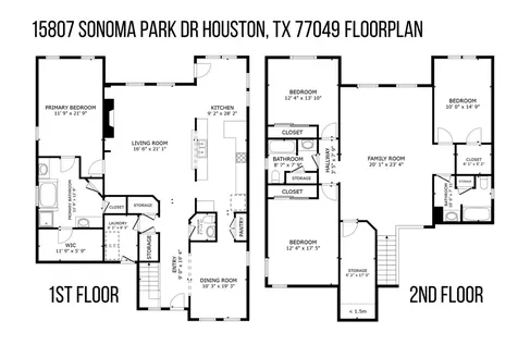 15807 Sonoma Park Drive Houston TX 77049