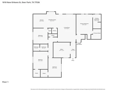 1818 New Orleans Street Deer Park TX 77536