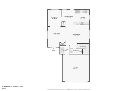 8718 Black Cliff Lane Houston TX 77075