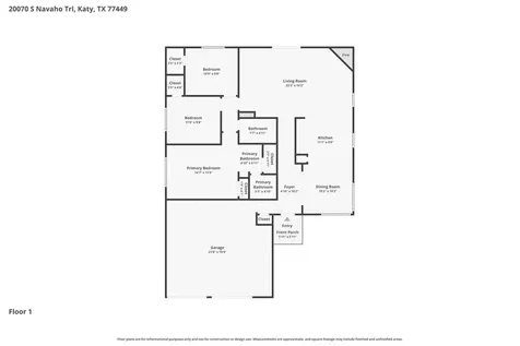 20070 N Navaho Trail Katy TX 77449