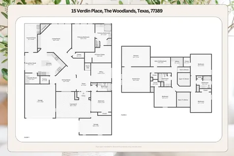 15 Verdin Place The Woodlands TX 77389